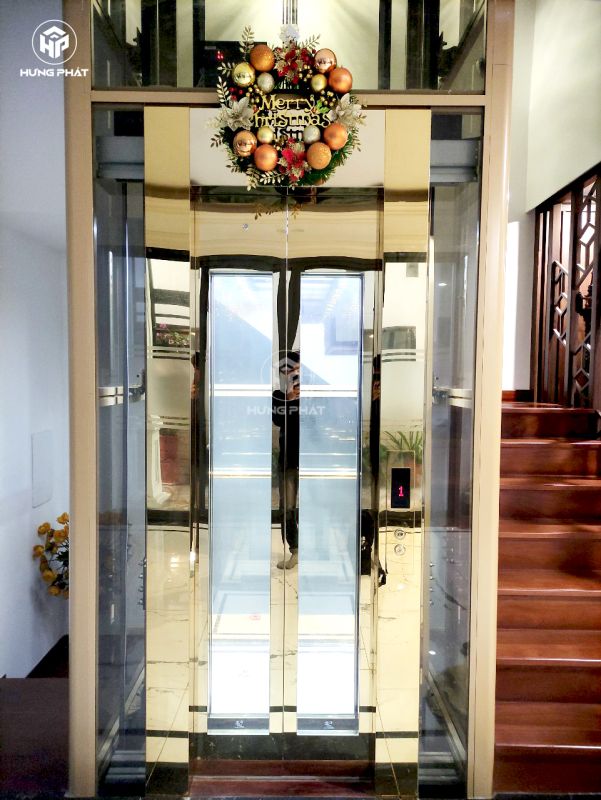 Thang máy gia đình chính hãng tại Vinhomes Riverside