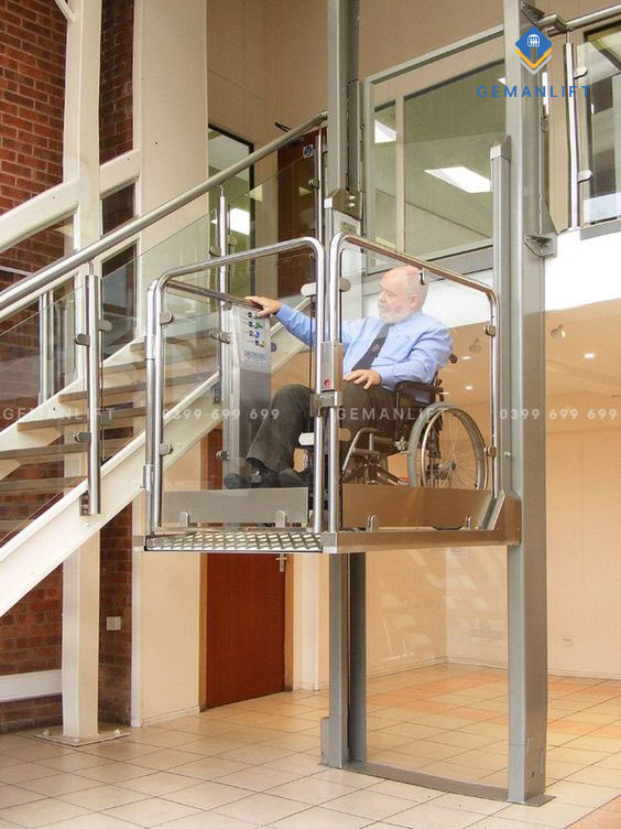 Đặc điểm của thang máy dành cho người khuyết tật