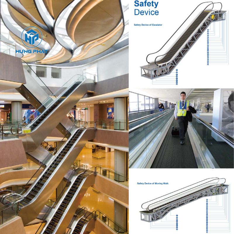 Thiết kế thang máy cuốn của công ty Hưng Phát