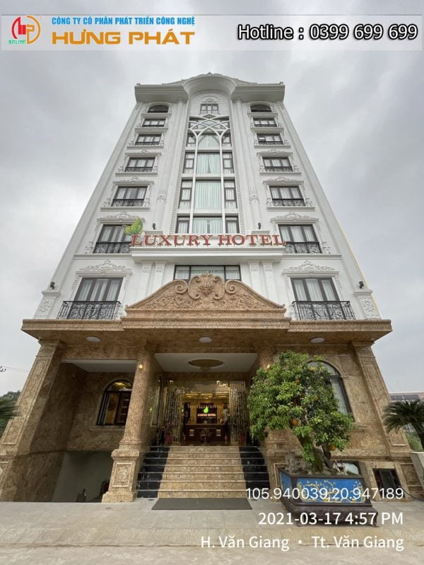 Thang máy fuji lắp tại khách sạn Văn Giang