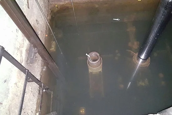 Ngập nước trong hố PIT thang máy
