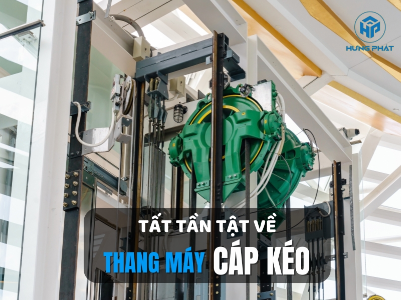 Khám phá dòng thang máy động cơ cáp kéo