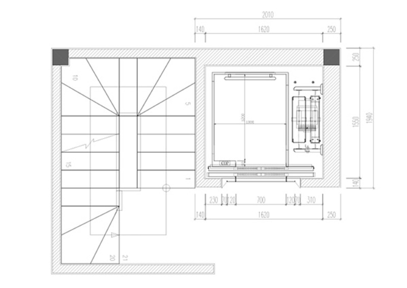 Top 7 bản vẽ thang máy gia đình tiêu chuẩn và cách đọc bản vẽ 1 Tham khảo một số bản vẽ thang máy gia đình