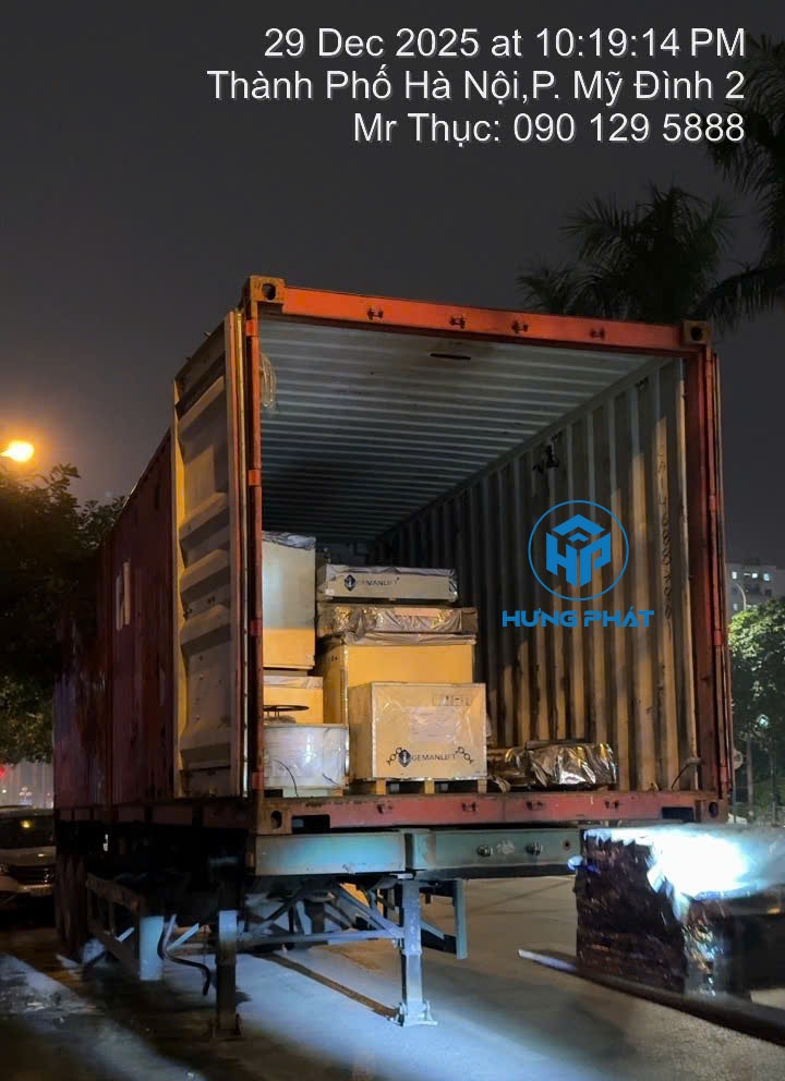 Bàn giao thang máy Gemanlift tải trọng 630kg 9 stop tại Mỹ Đình (12/2025)