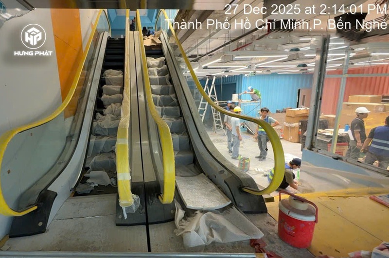 Lắp đặt 7 thang máy cuốn tại trung tâm quận 1 Hồ Chí Minh 5 lap dat thang may cuon tai ho chi minh Thang máy gia đình Hưng Phát