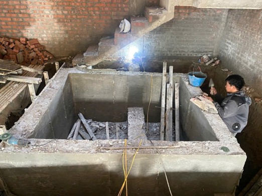 ho thang may cong trinh tai me tri nam tu liem Thang máy gia đình Hưng Phát